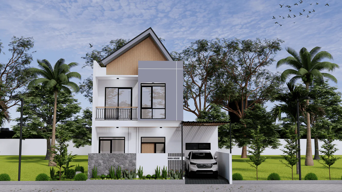 Tampak rumah Yuna Elite